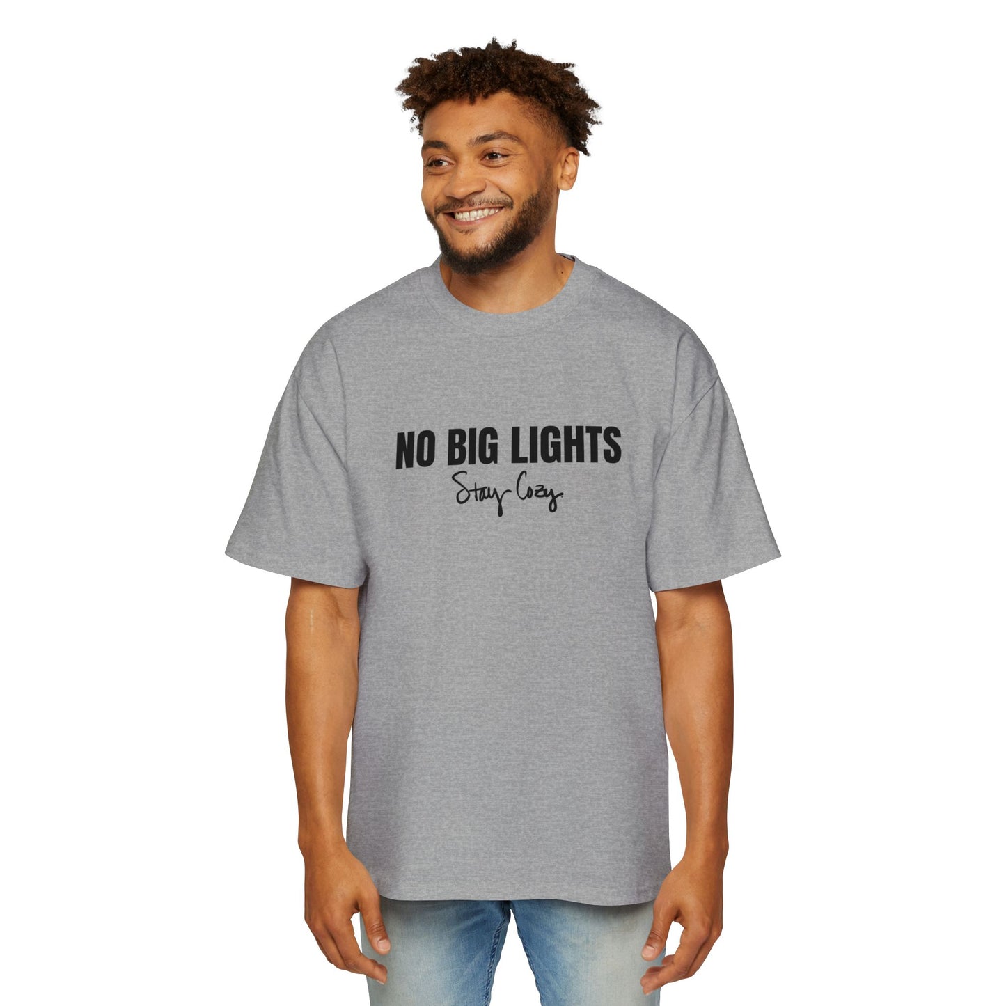 No Big Lights Heavy Oversized Tee