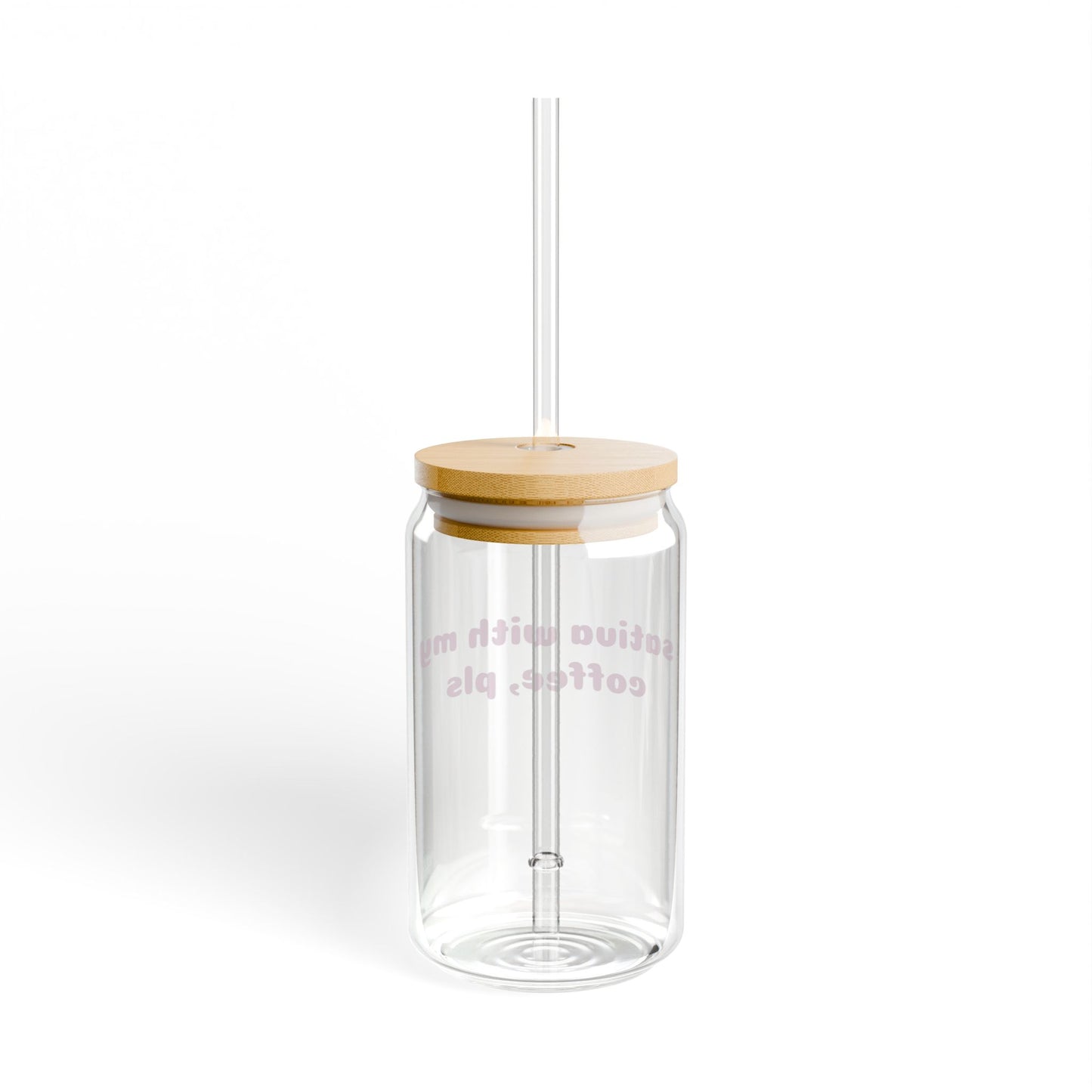 Sativa & Coffee Sipper Glass, 16oz