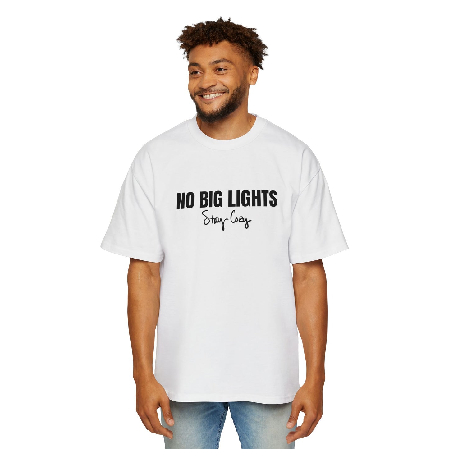 No Big Lights Heavy Oversized Tee
