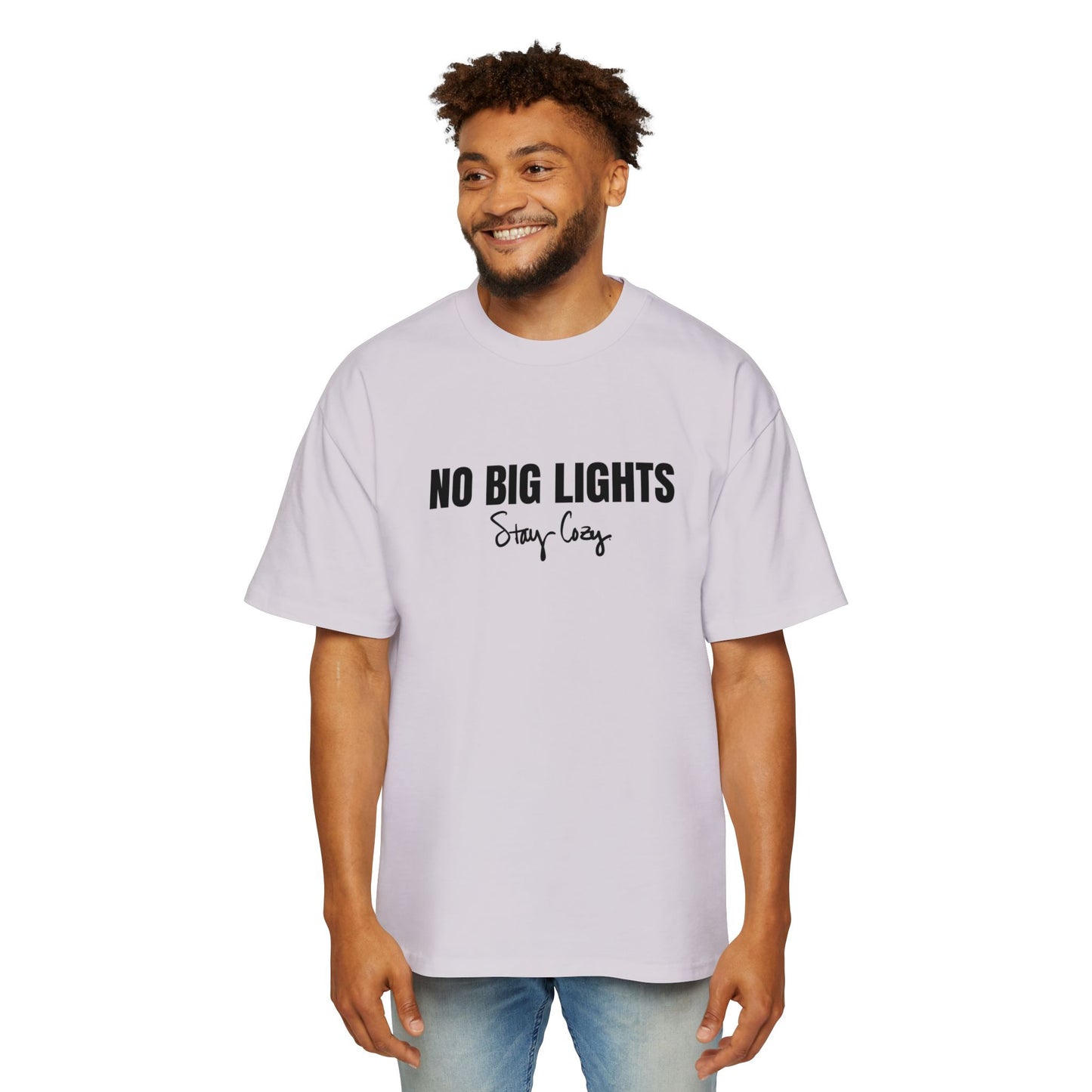 No Big Lights Heavy Oversized Tee
