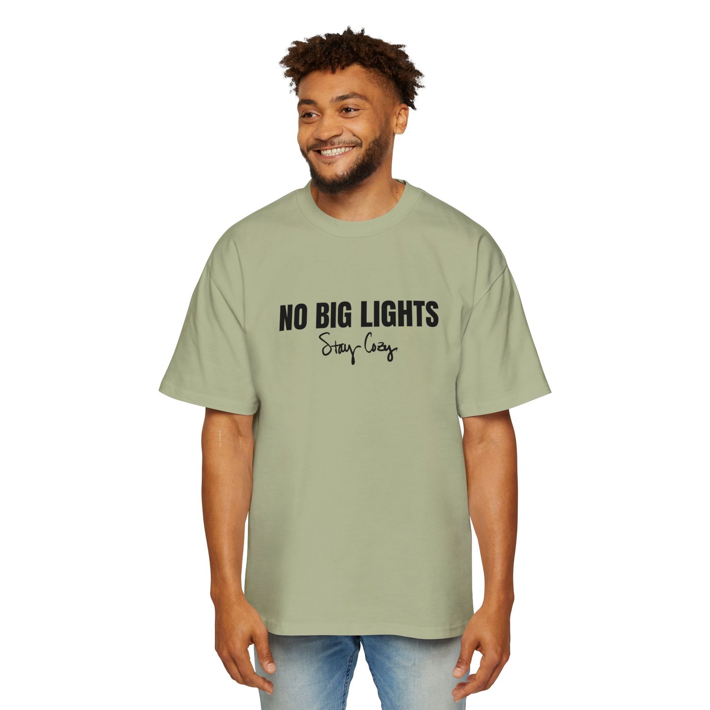 No Big Lights Heavy Oversized Tee