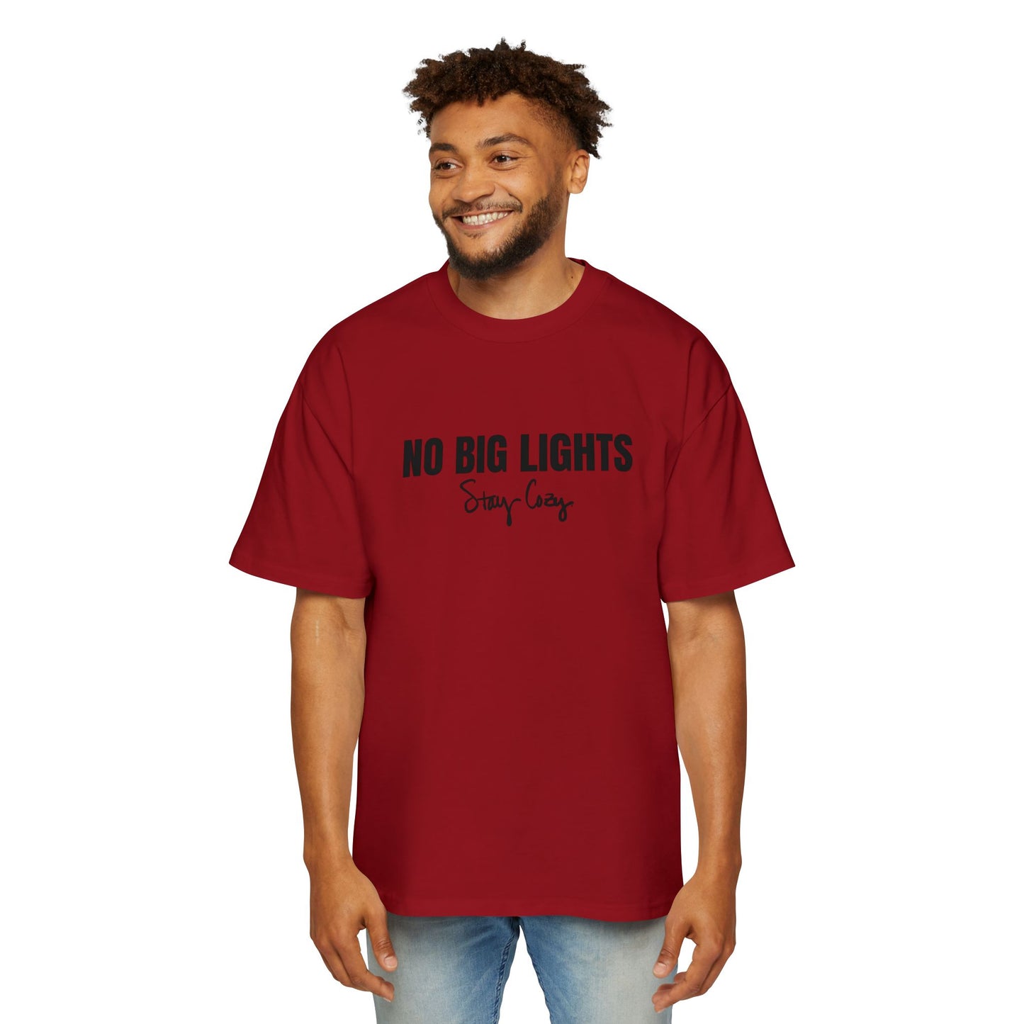 No Big Lights Heavy Oversized Tee
