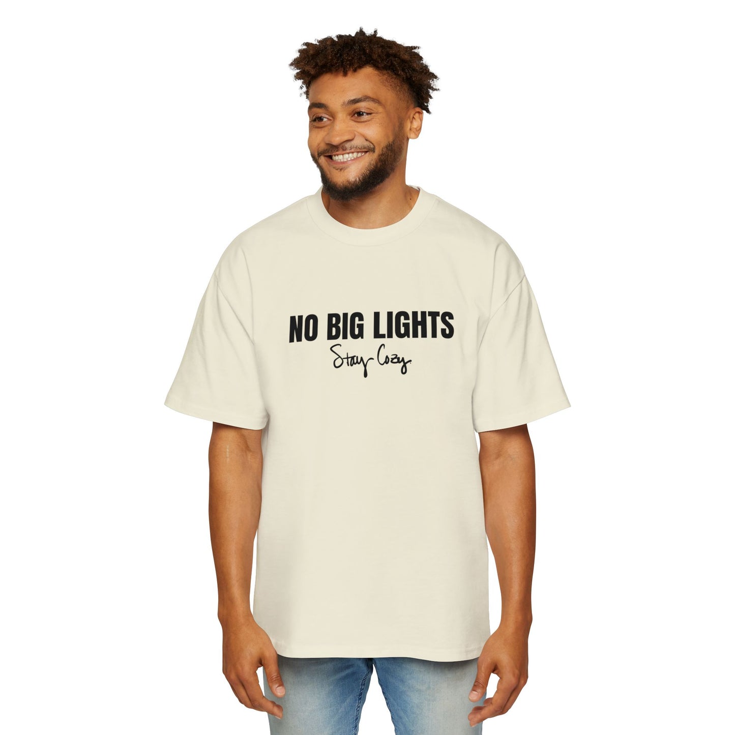 No Big Lights Heavy Oversized Tee