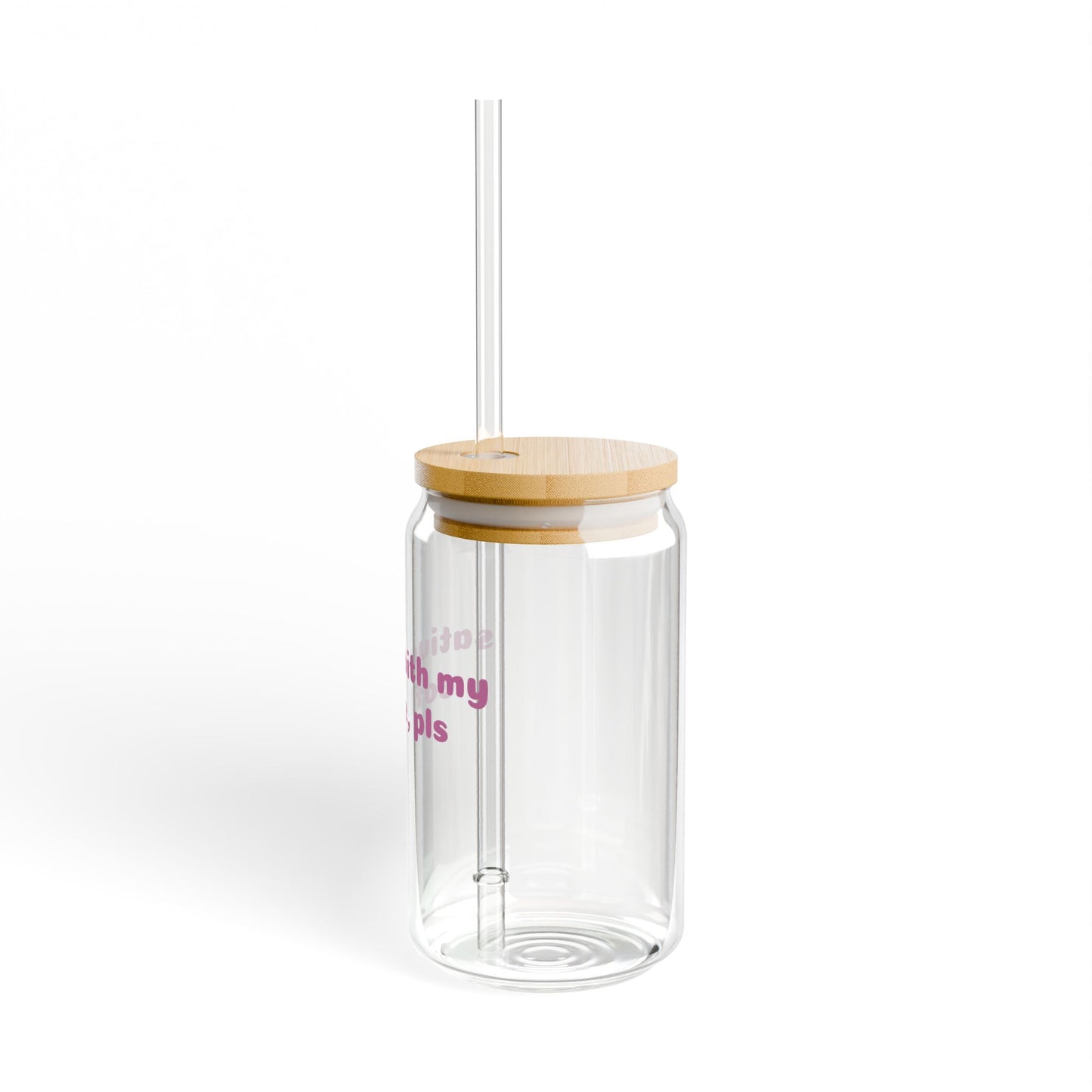 Sativa & Coffee Sipper Glass, 16oz