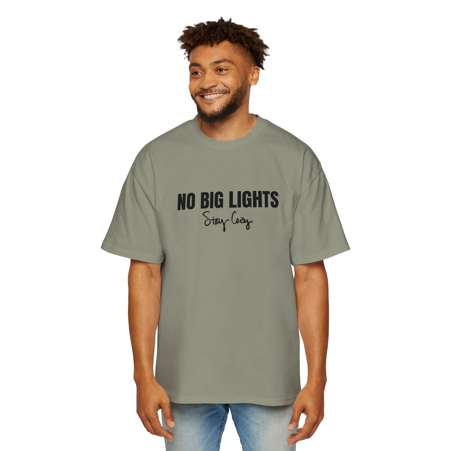 No Big Lights Heavy Oversized Tee