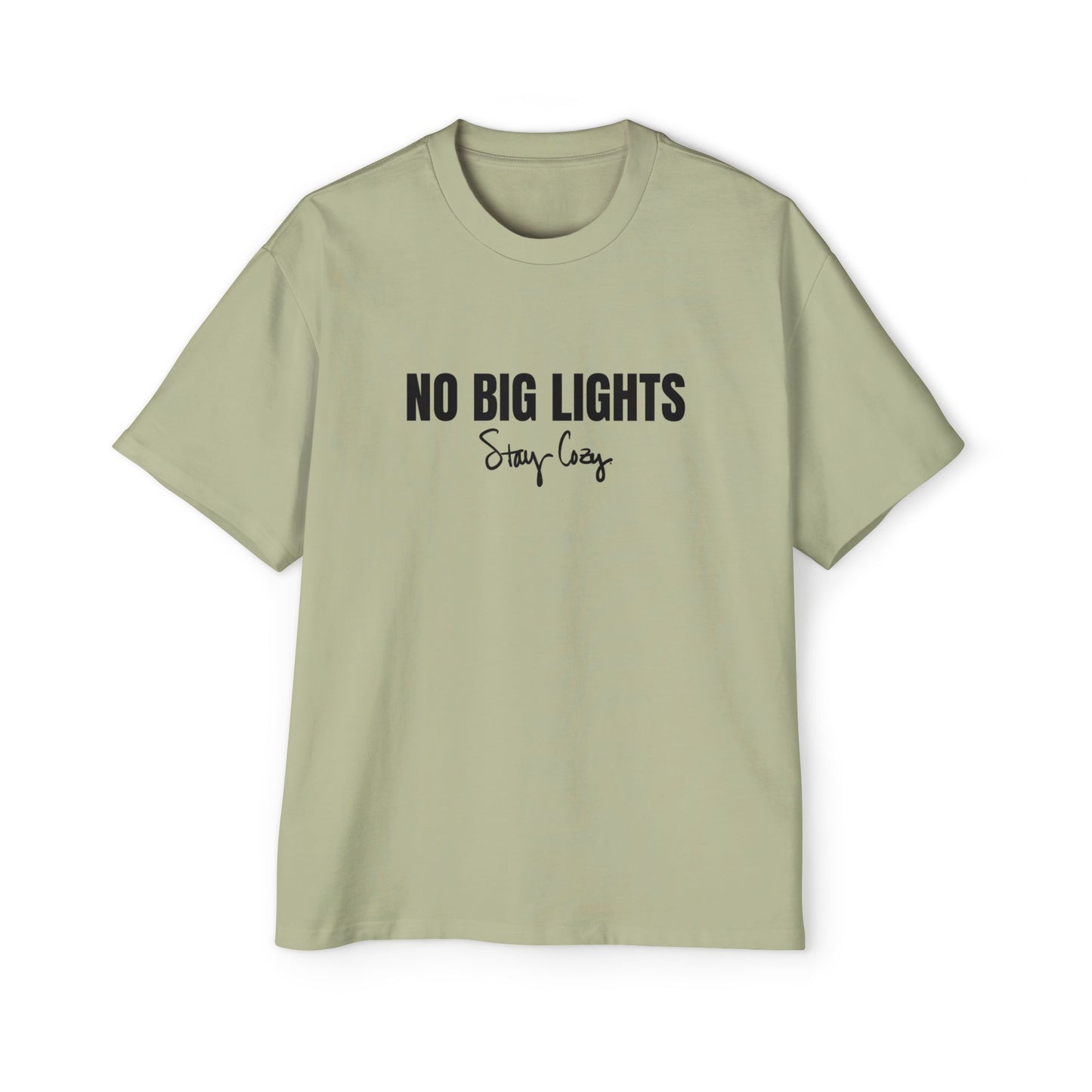 No Big Lights Heavy Oversized Tee