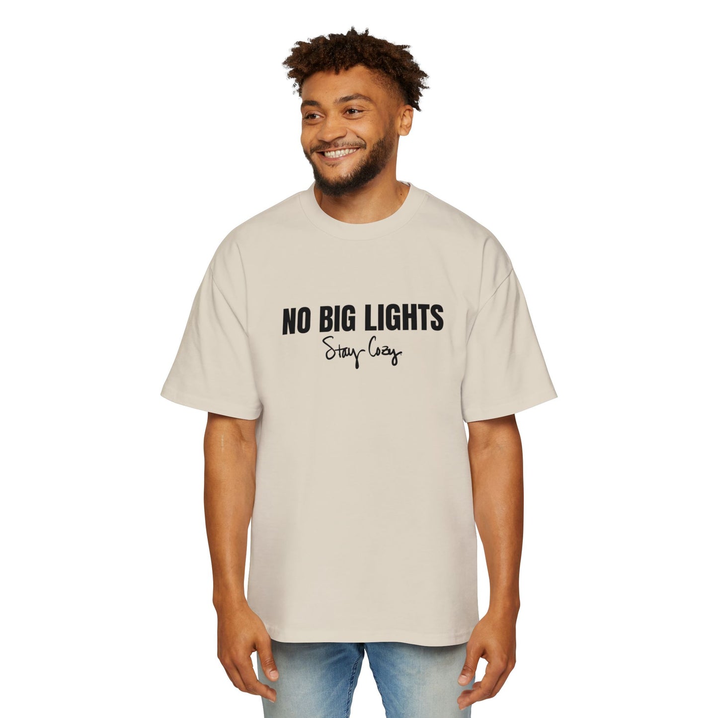 No Big Lights Heavy Oversized Tee