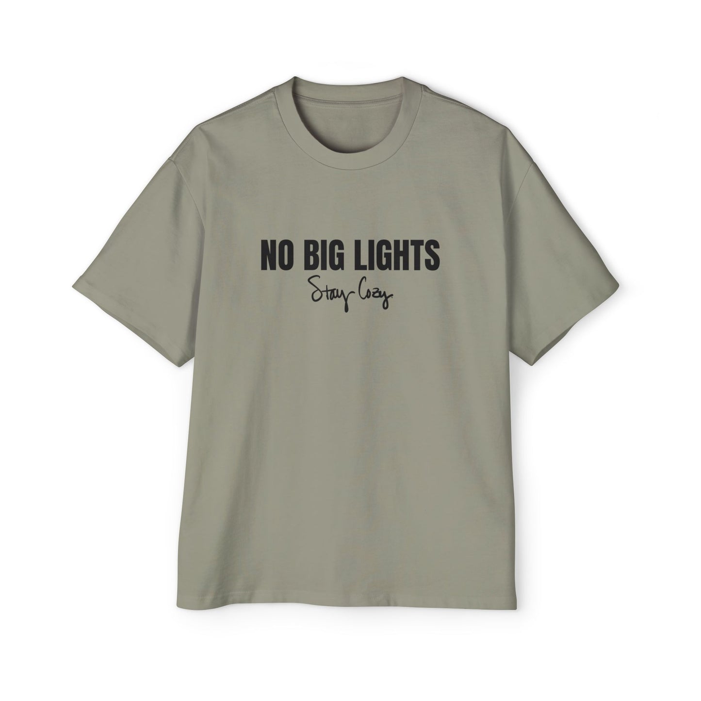 No Big Lights Heavy Oversized Tee