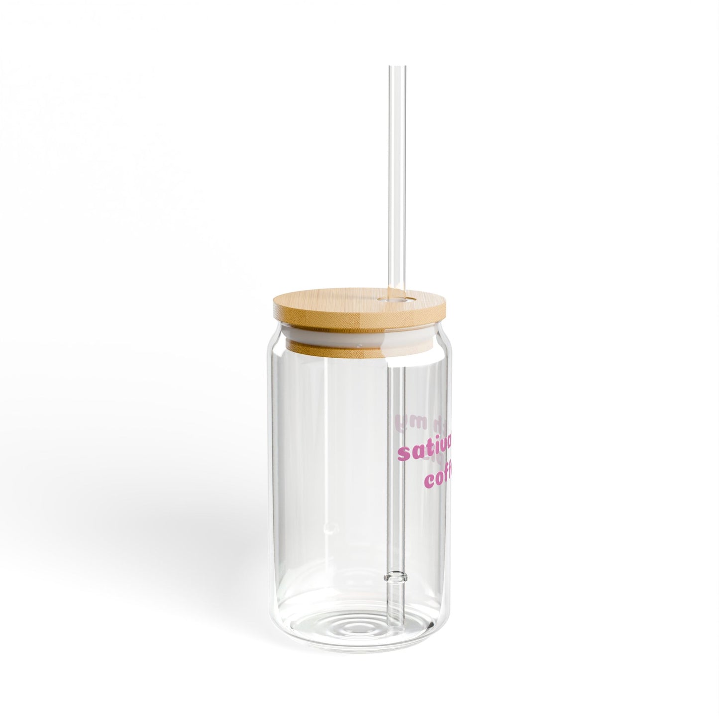 Sativa & Coffee Sipper Glass, 16oz