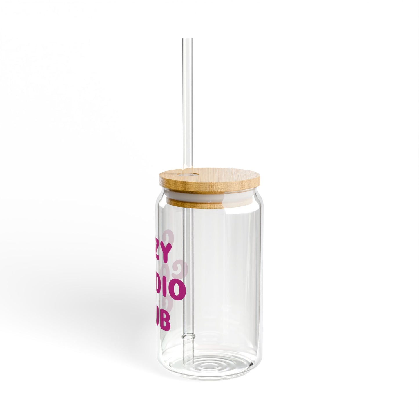 Cozy Cardio Club Sipper Glass, 16oz